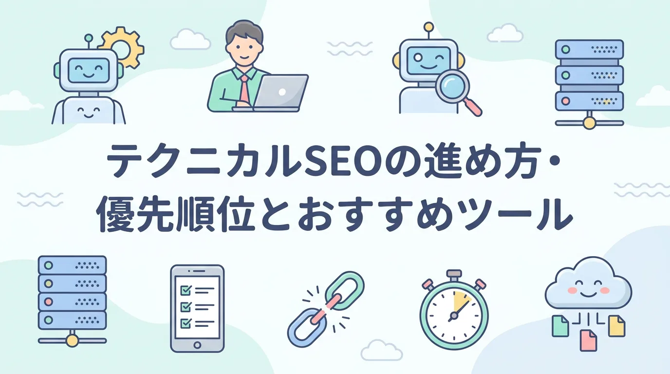 テクニカルSEOの進め方・優先順位とおすすめツール